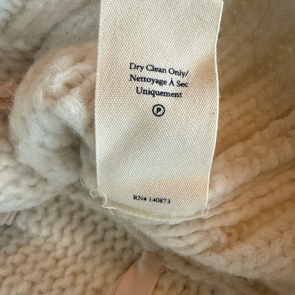 LoveShackFancy Ivory Cardigan with Blush Details - Picture 7 of 7